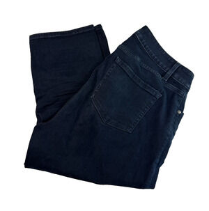 Lane Bryant Women's Flex Magic Waistband Curvy Fit High Rise Jeans 16 Dark Wash
